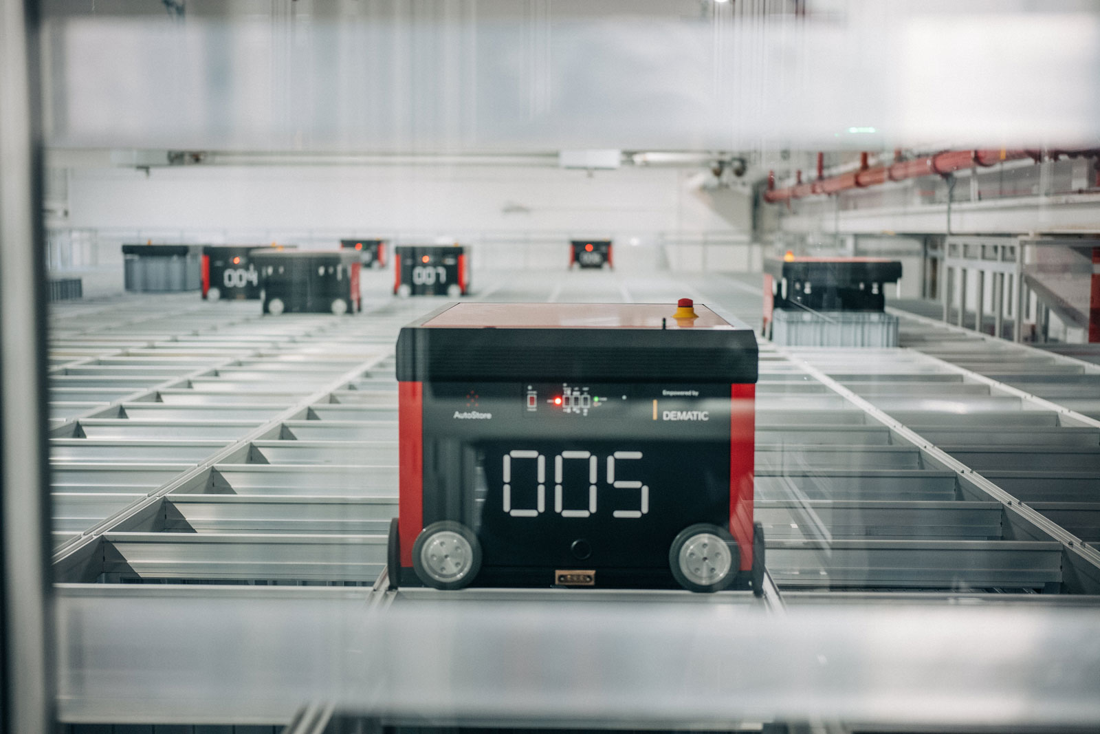 Beispiel eines AutoStore Roboters