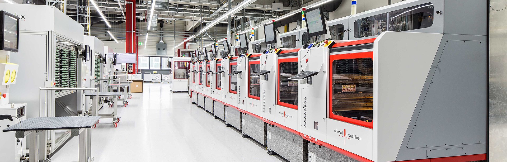 Einblick in eine computergesteuerte Produktion